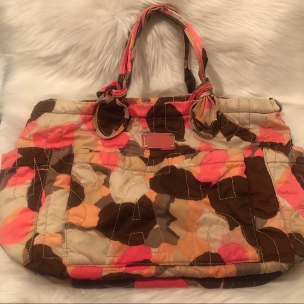 Marc Jacobs Nylon Quilted Eliz-A-Baby Diaper Bag